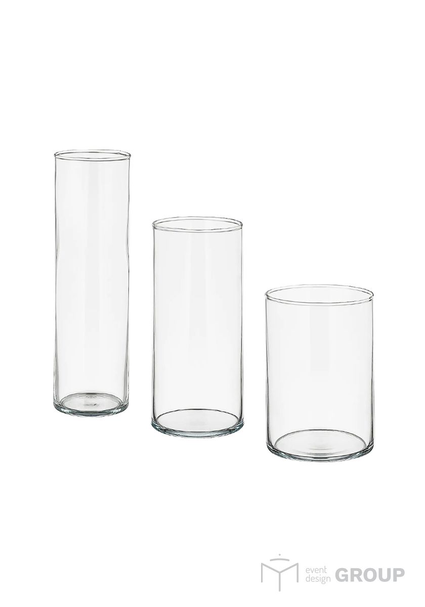 Wazon szklany – komplet 3 szt